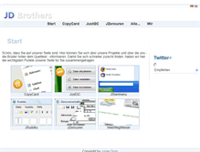 Tablet Screenshot of jdbrothers.de